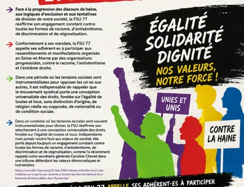Face aux divisions, mobilisons-nous contre le racisme et l’extrême droite!